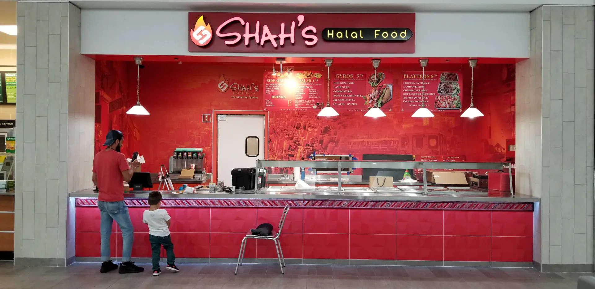 Shah's Halal Food branded restaurant project