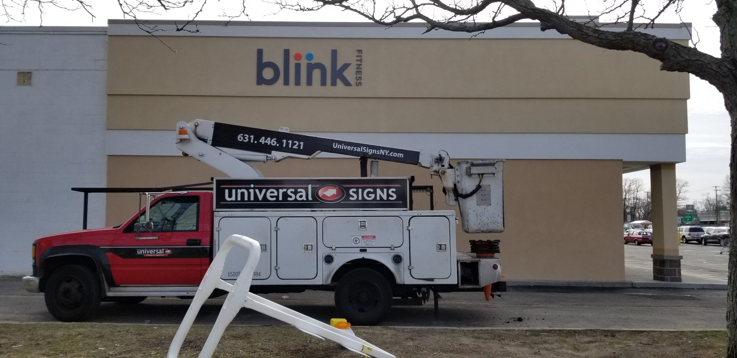 Sign installation project