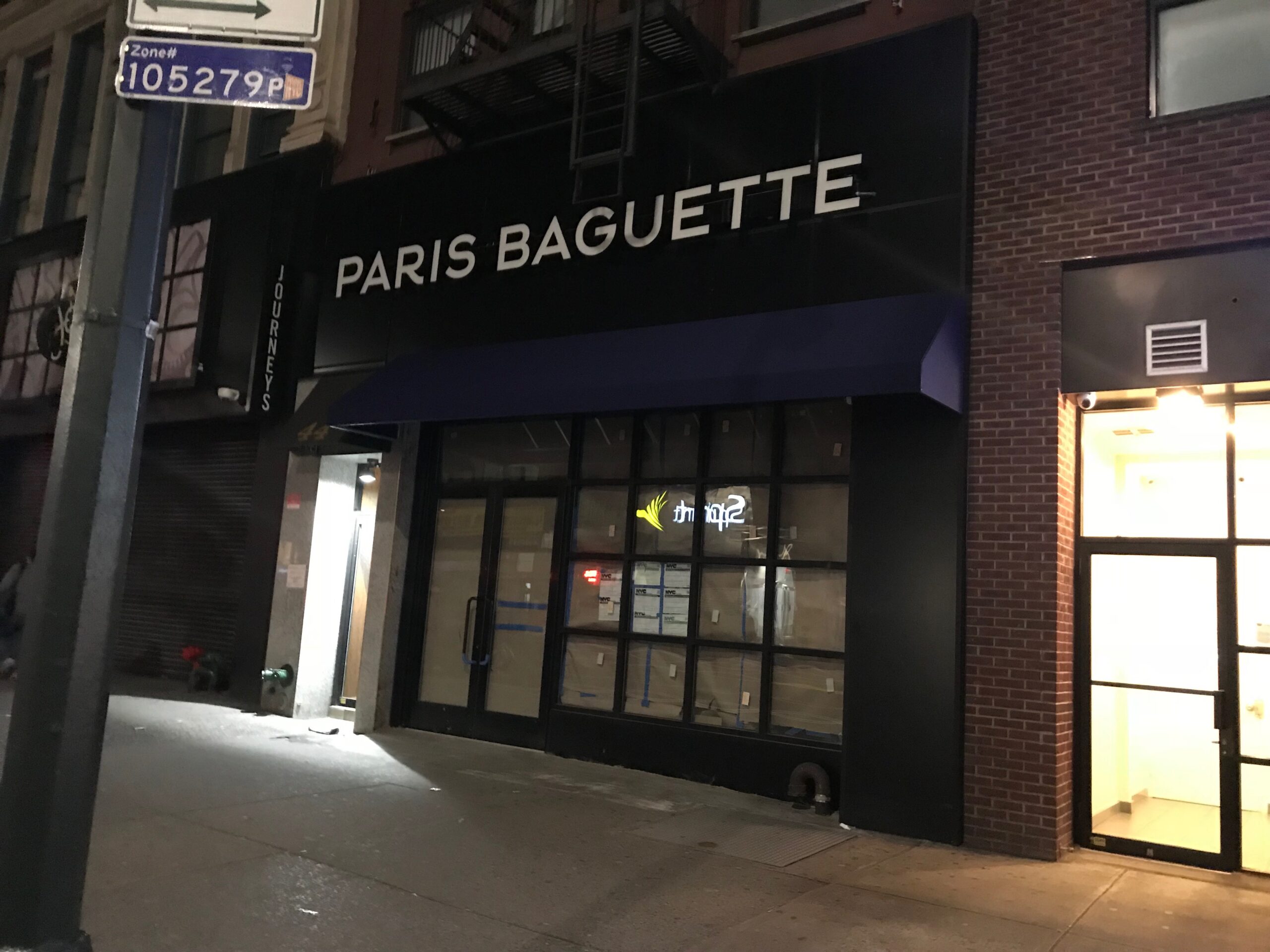 Storefront signage
