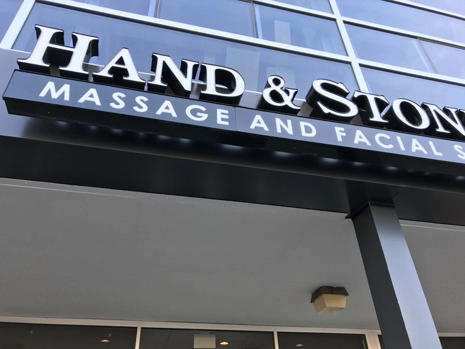 Hand and Stone Massage and Facial Spa exterior sign