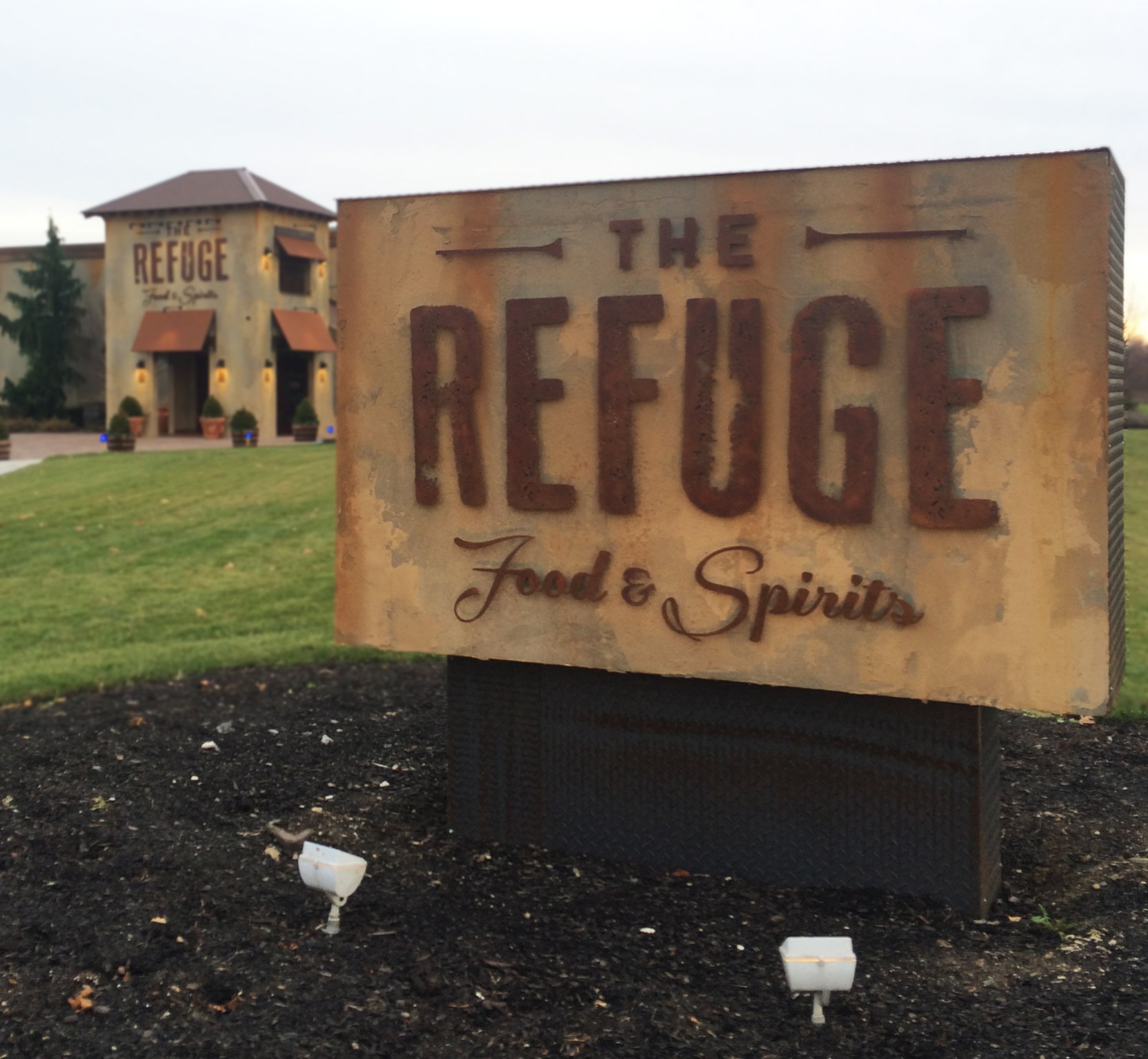 The Refuge monument sign